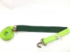 Low Profile 14 FT Diamond Weave Swivel J Hook Wheel Strap-HiViz Green